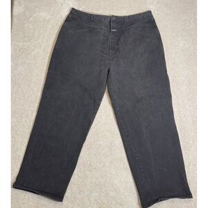 Vintage Le Jean De Marithe Francois Girbaud Jeans Black Denim Men's Size 40x29‎